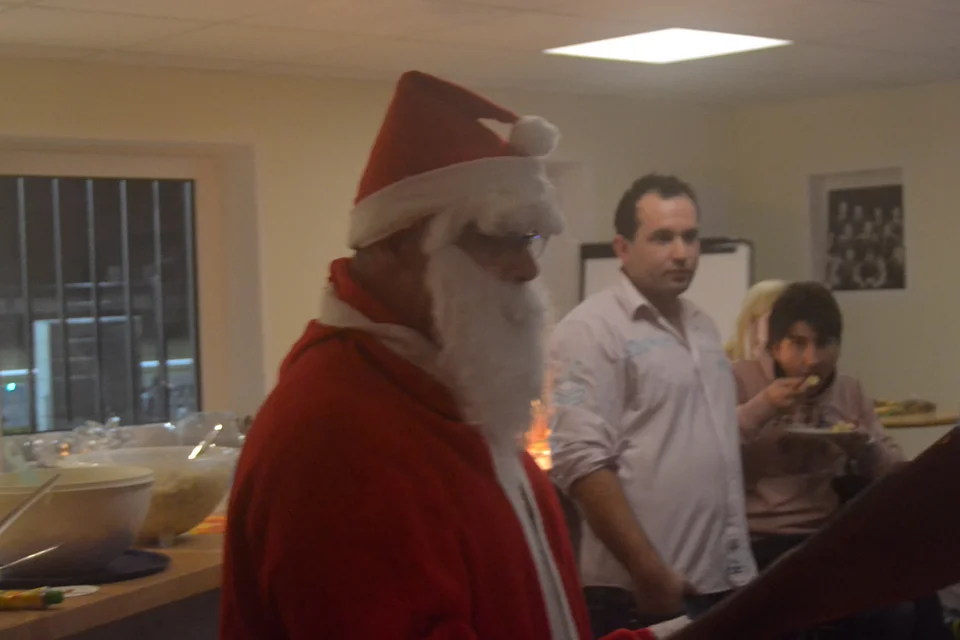 Neben den Geschenken wusste der Nikolaus auch mit humorvollen Gedichten zu überzeugen