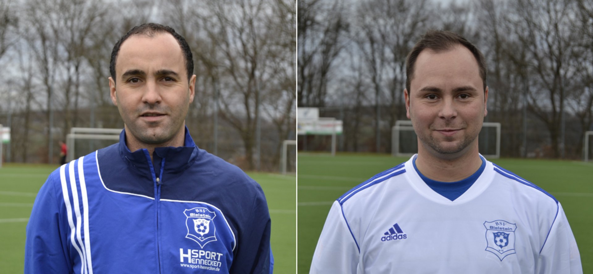 Mohamed Imharraf und Ronnie Schmidt bilden das neue Trainerduo der Ersten