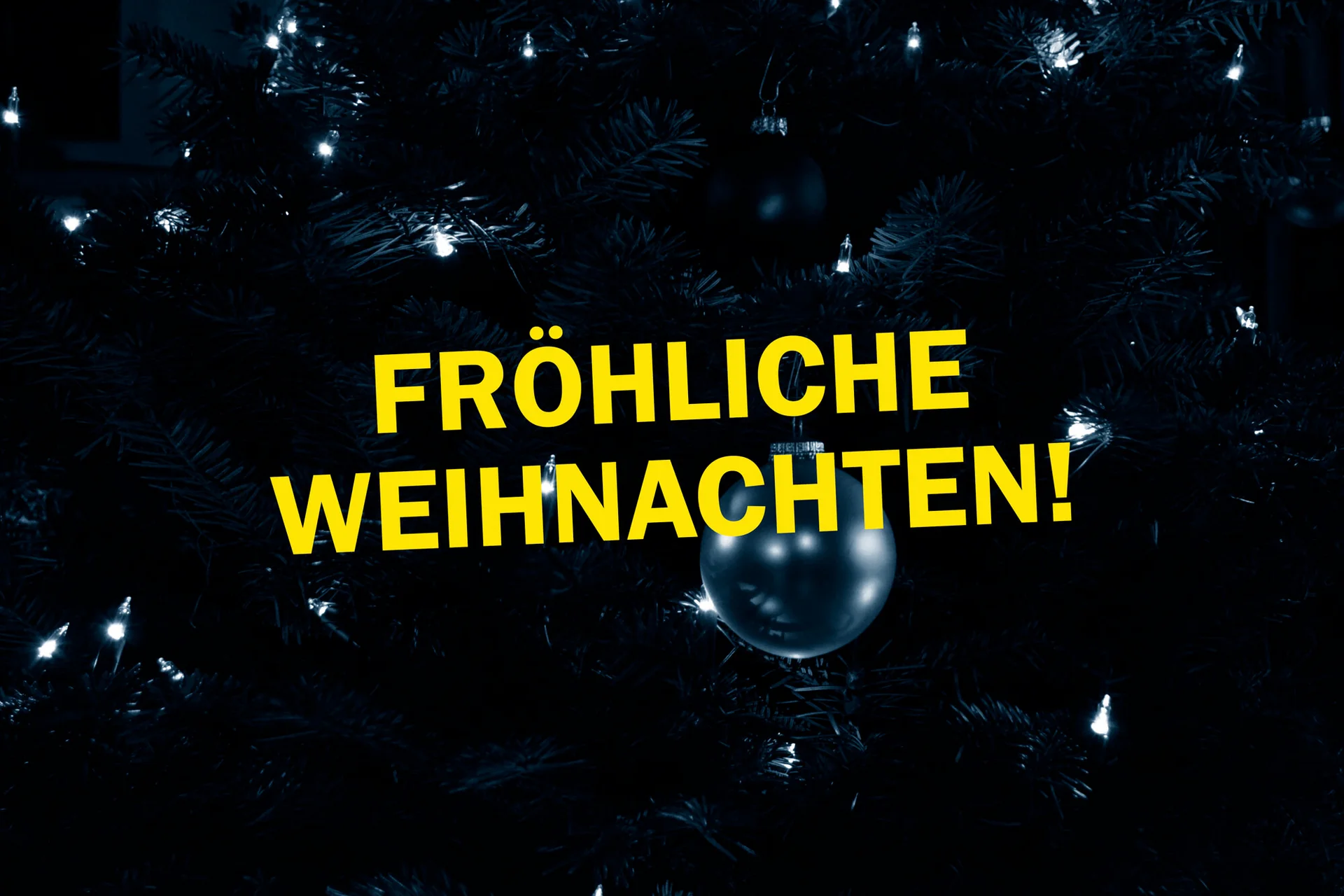 Wir wünschen euch fröhliche Weihnachten im Kreise eurer Liebsten