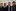 Foto zu später Stunde: Thomas Rothe, Mehdi Moradi, Dietmar Herhaus und Rainer Kaminski