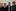 Foto zu später Stunde: Thomas Rothe, Mehdi Moradi, Dietmar Herhaus und Rainer Kaminski