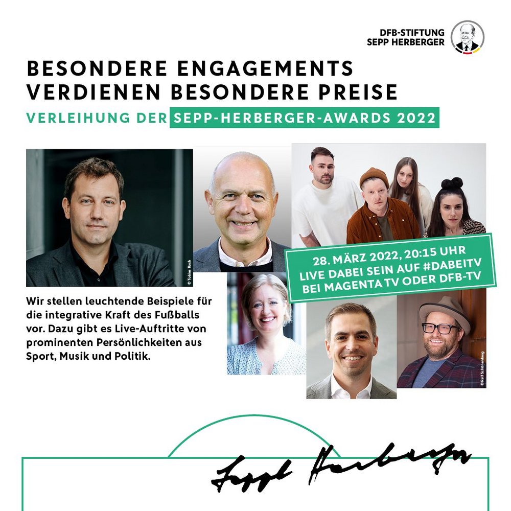 Social-Media-Grafik zur Sepp-Herberger-Preisverleihung 2022 Social-Media-Grafik zur Sepp-Herberger-Preisverleihung 2022