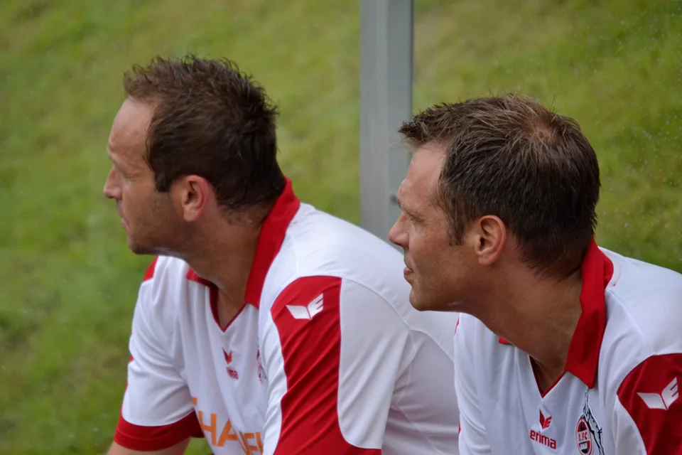 Entspannter Blick zur Halbzeit: Dirk Lottner und Oliver Westerbeek Entspannter Blick zur Halbzeit: Dirk Lottner und Oliver Westerbeek
