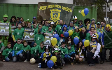 Eine von vielen Aktionen: der BSV auf dem Rosenmontagszug