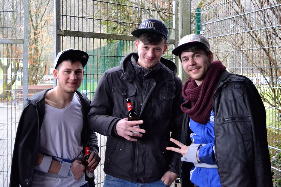 Die drei Verletzten: Kilian Thönes, Konstantin Nickel und David Kaune Die drei Verletzten: Kilian Thönes, Konstantin Nickel und David Kaune
