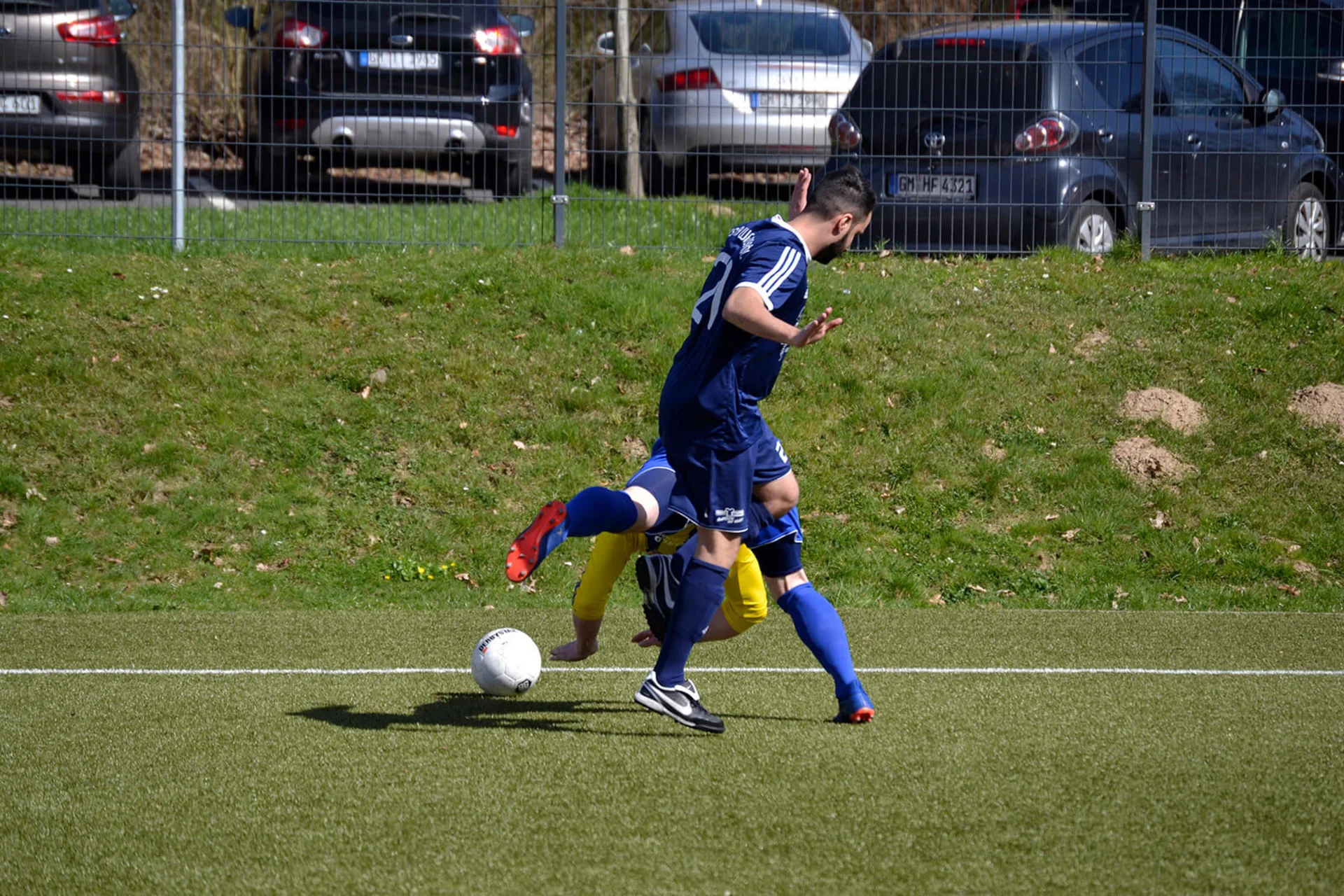 Hartes Stück Arbeit: Unsere Zweite Herren musste richtig ackern, um gegen die Gäste aus Waldbröl zu gewinnen