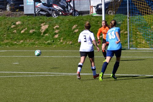 Gute Chance: Michelle Sohnius ist aber aufmerksam Gute Chance: Michelle Sohnius ist aber aufmerksam