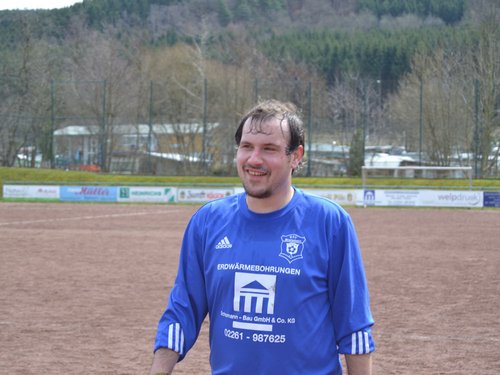 Marcel Klees auf dem Weg zu den Zuschauern
