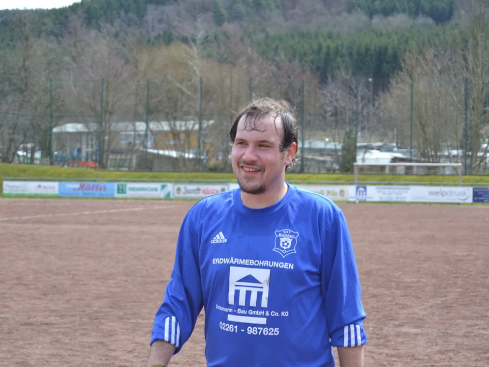 Marcel Klees auf dem Weg zu den Zuschauern