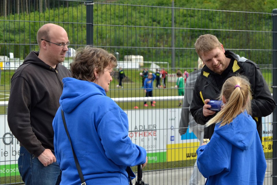 Auch Mädchen nahmen am Sportfest teil