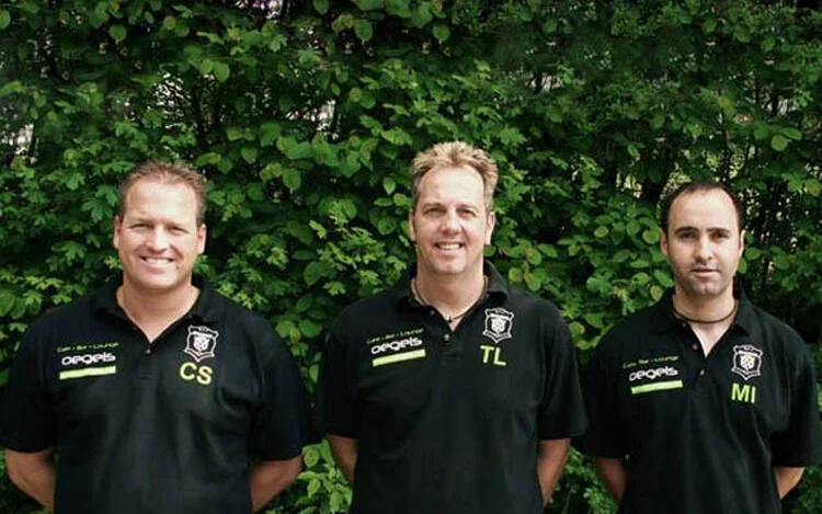 2008 – Carsten Stellberg, Thorsten Lenger und Mohamed Imharraf bilden das neue Trainertrio der Ersten