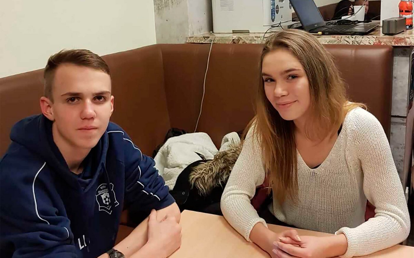 Gutes Gespräch: Lukas Burkhardt traf unsere neue Schiedsrichterin Mia Schumacher zum Interview