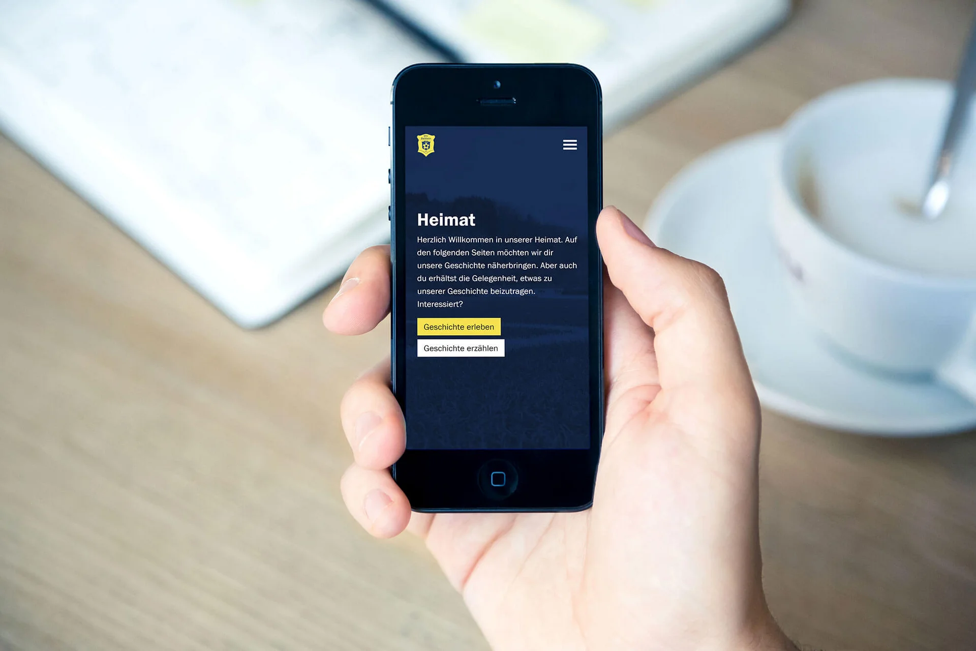 Die Microsite Heimat enthält viele interessante Geschichten zur Historie des Vereins