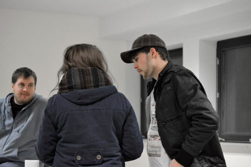 Schönes Pärchen: Goli Chahardahcherik und David Kaune Schönes Pärchen: Goli Chahardahcherik und David Kaune