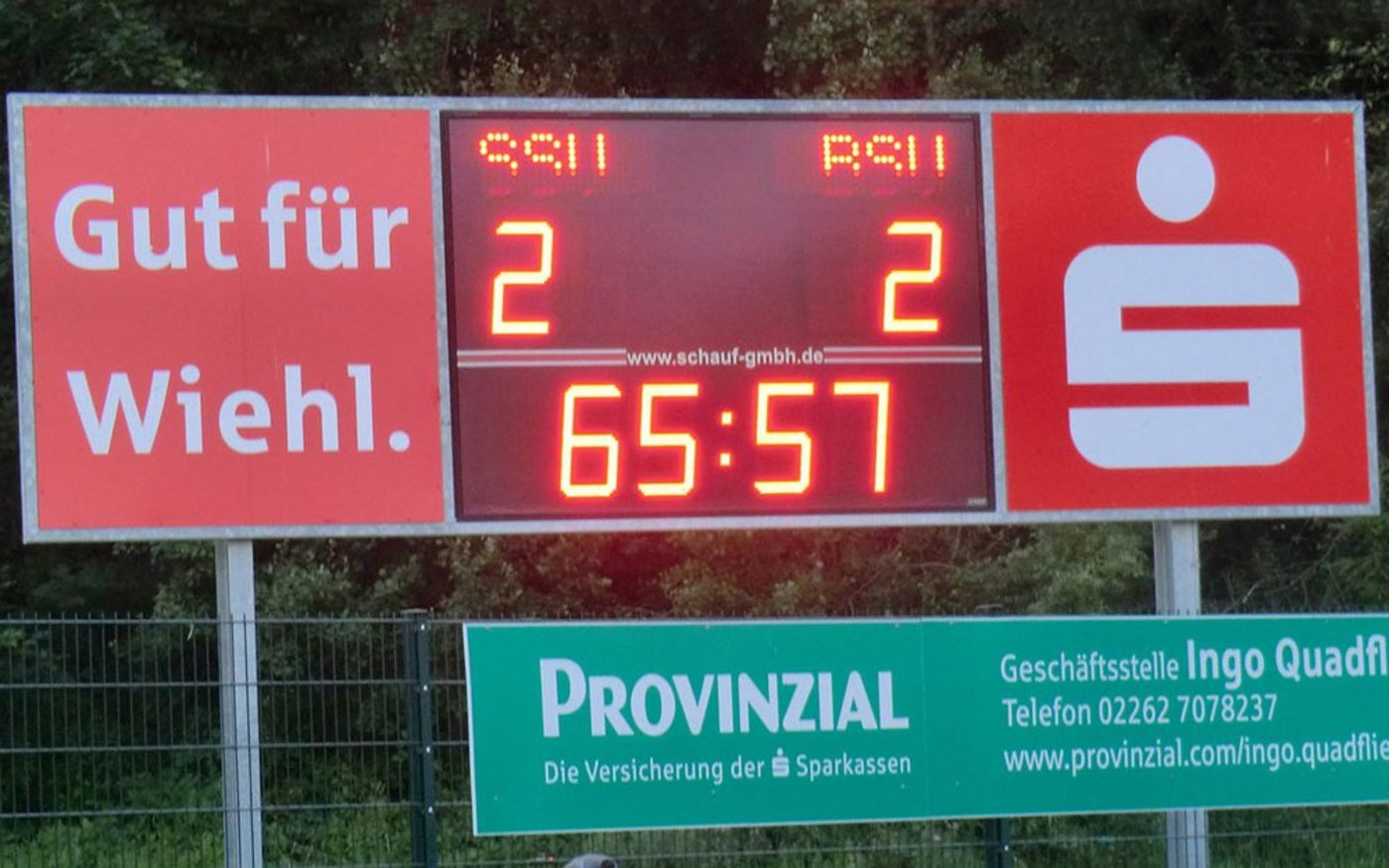 Nach aberwitzigen 65 Minuten schaffte die Erste die Sensation und rang dem SSV einen Punkt ab