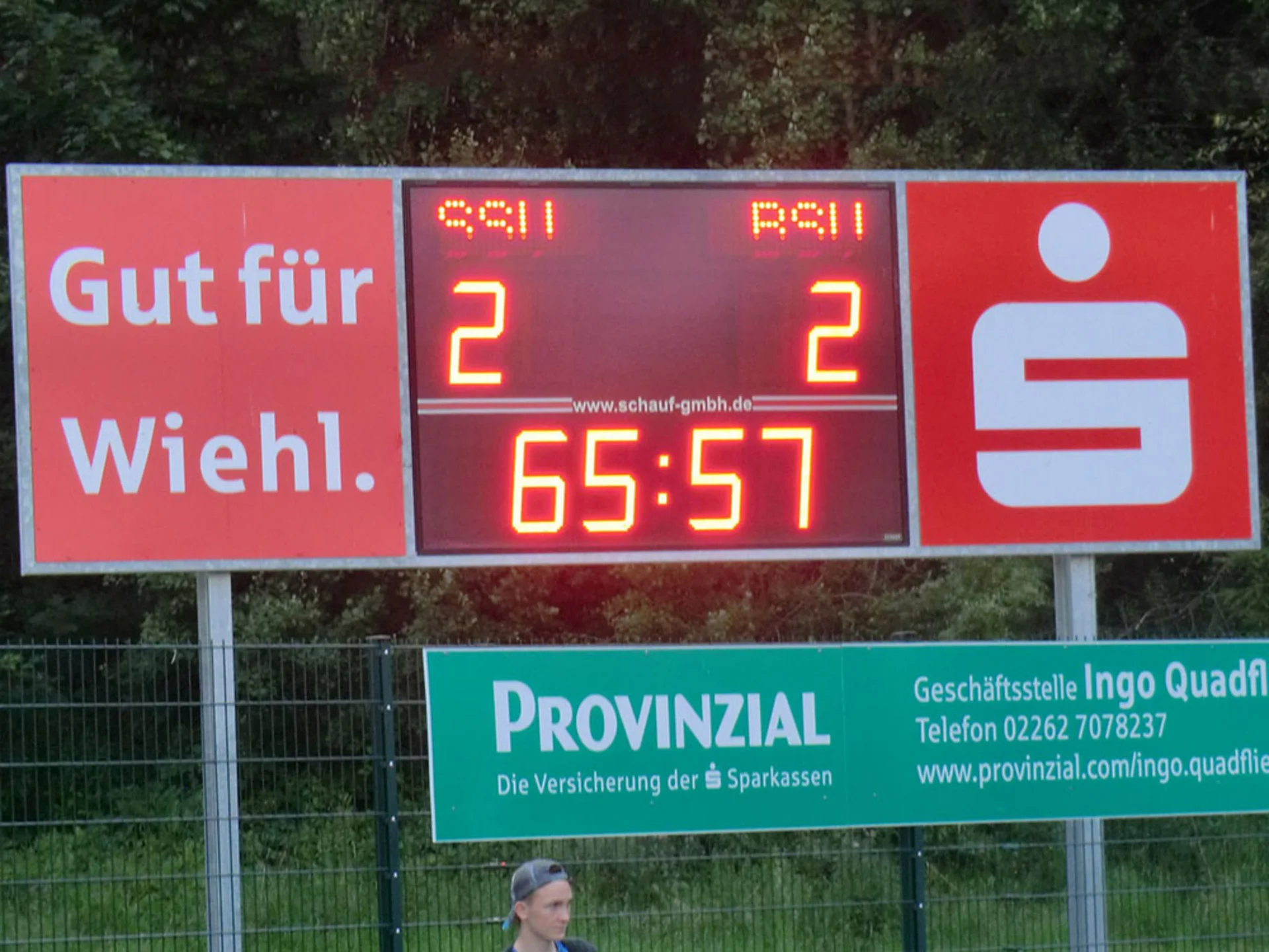 Nach aberwitzigen 65 Minuten schaffte die Erste die Sensation und rang dem SSV einen Punkt ab