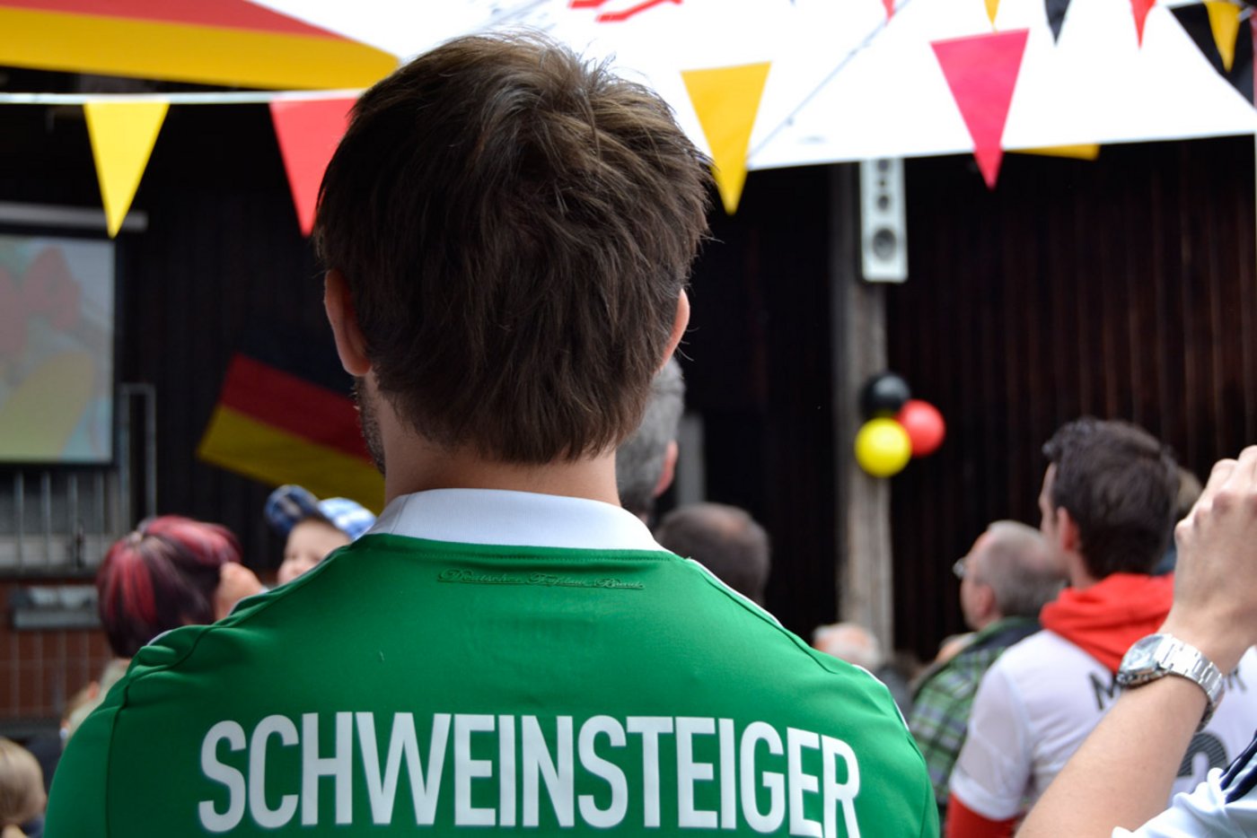 Der Verein lädt zu den Spielen der deutschen Mannschaft zum Public Viewing ein