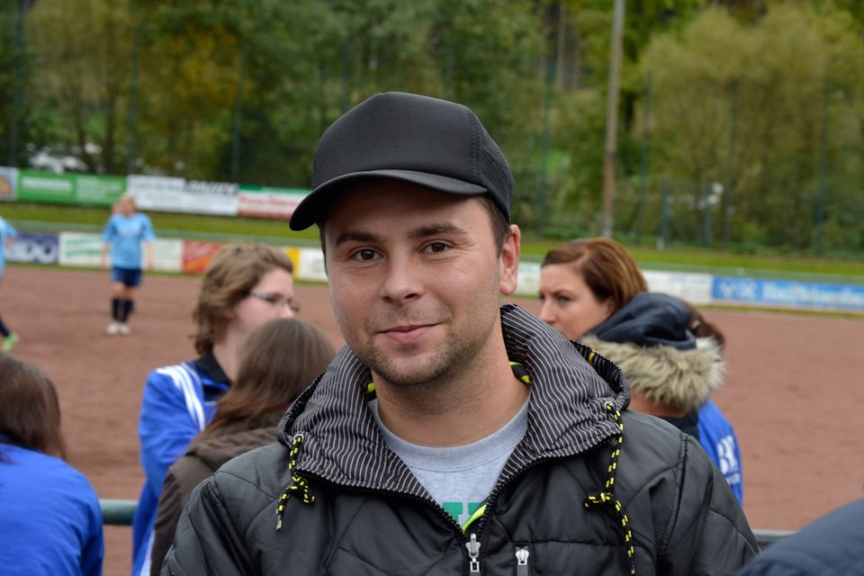 Erfreut über das gute Spiel der Mannschaft: Spielerinmann Ronnie