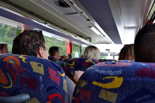 Zahlreiche Fans fuhren in dem Bus nach Rheidt, um die Damen zu unterstützen