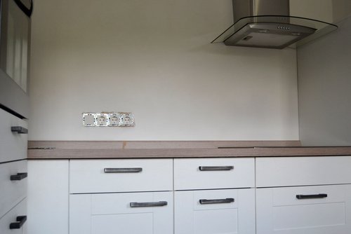 Schlicht elegant: der neue Küchenbereich unseres Vereinshauses