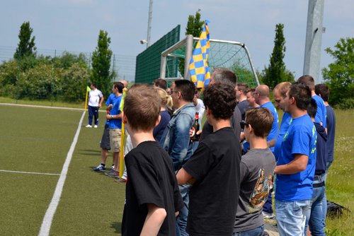 Nur ganz kurz still: die Fans des BSV Bielstein Nur ganz kurz still: die Fans des BSV Bielstein