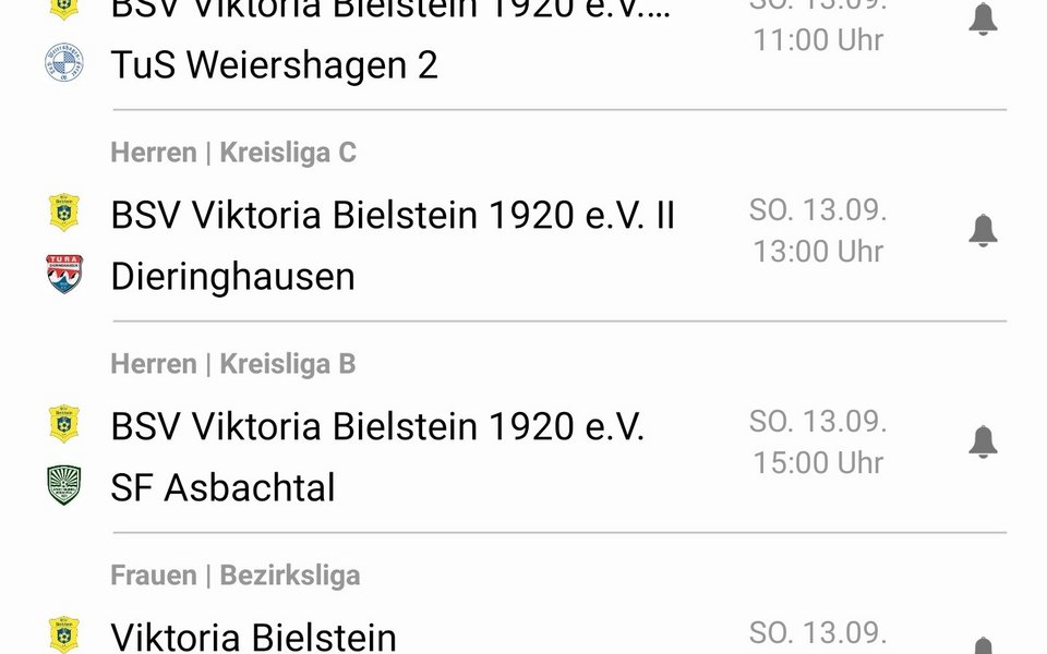 Unsere Heimspiele am Sonntag Unsere Heimspiele am Sonntag