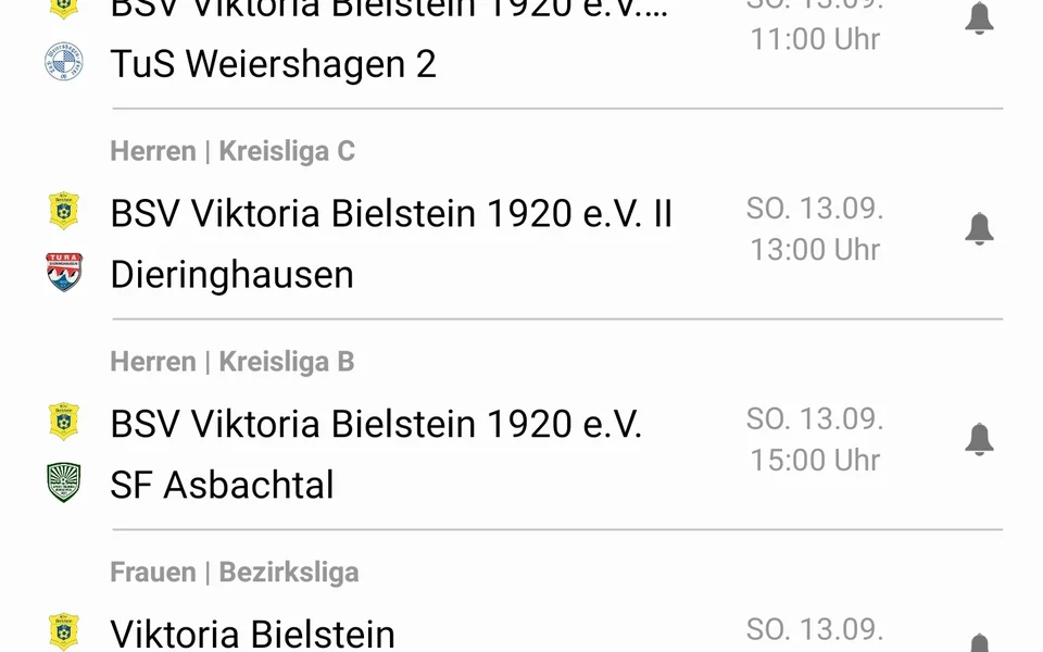 Unsere Heimspiele am Sonntag Unsere Heimspiele am Sonntag