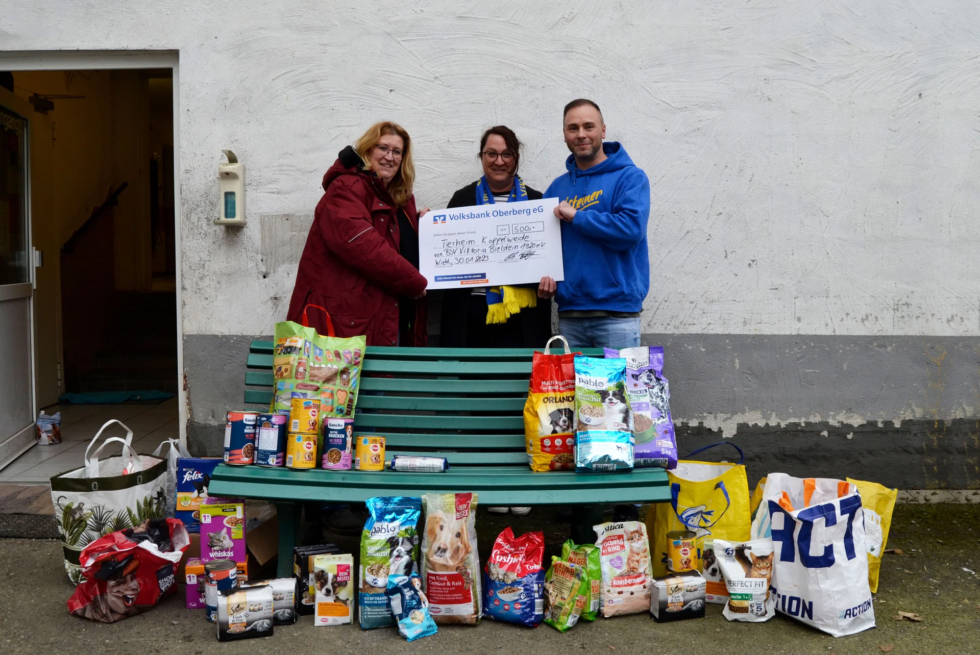 Ronnie Schmidt war beim Tierheim zu Gast ...