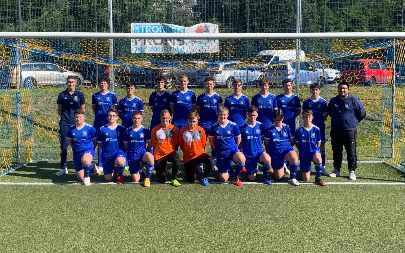 Die U17 Junioren des BSV Viktoria Bielstein um das Trainerteam Leandro Del Giudice und Paolo Laurenti