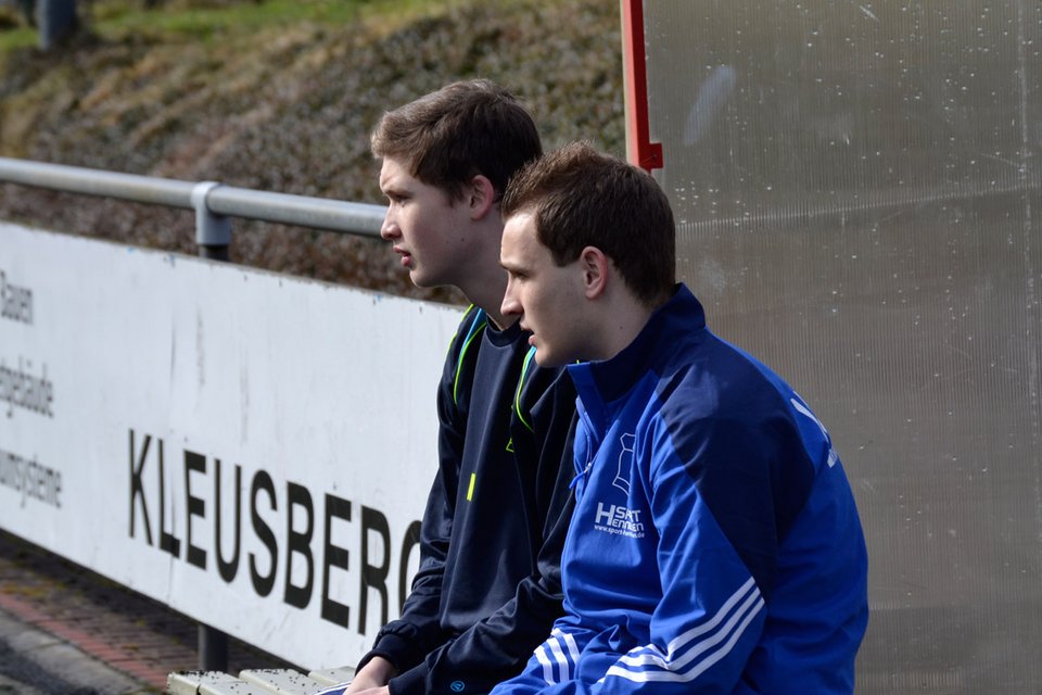 Saßen zunächst auf der Bank, kamen dann in Halbzeit 2 rein und machten ein auffälliges Spiel: Nico Nördtling und Felix Bröcher