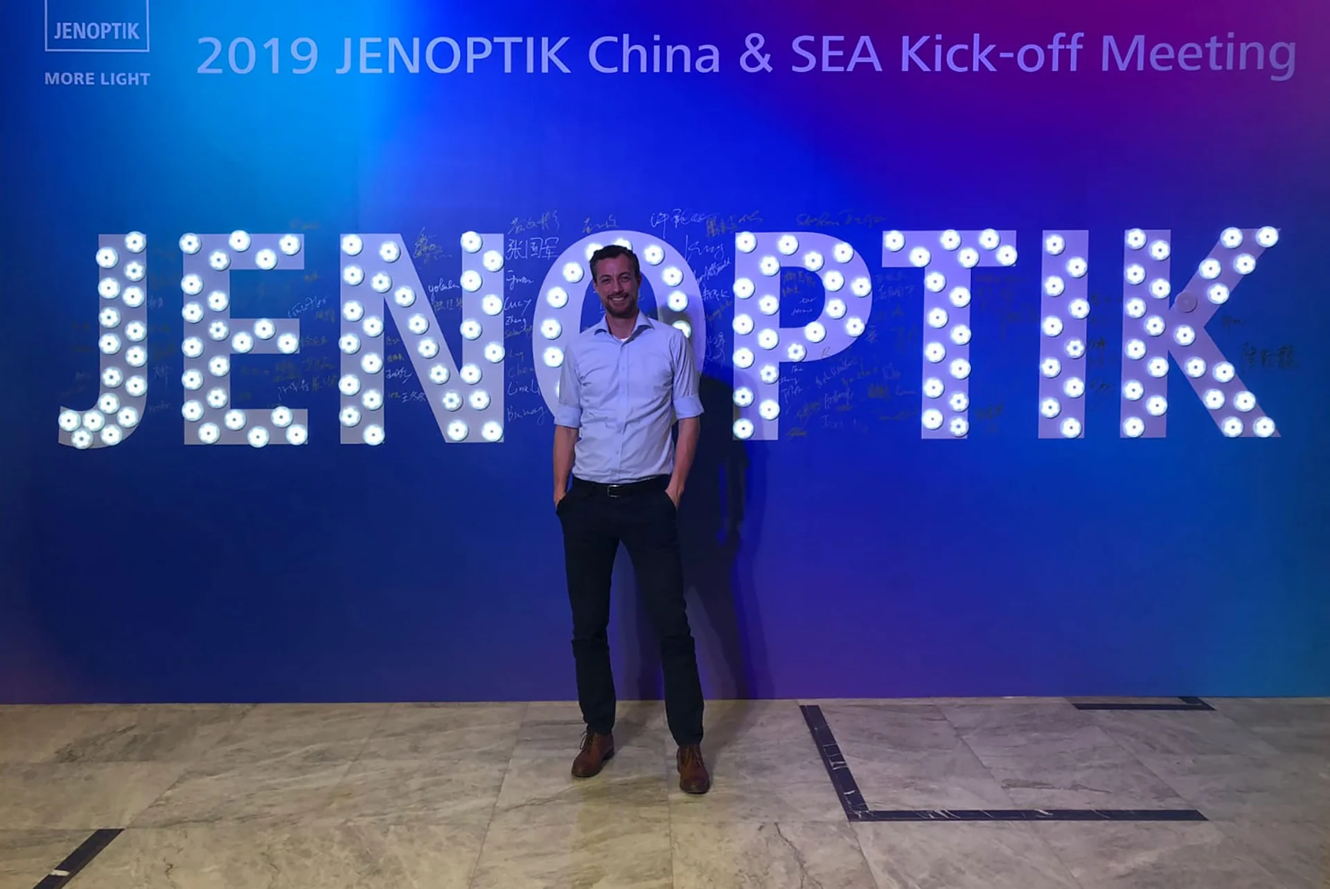 Tim Baldsiefen verweilt derzeit in Shanghai