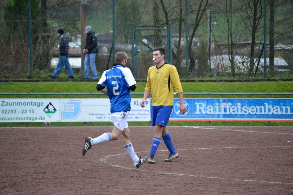 Markus kann es nicht fassen: Marienheide geht mit 2:0 in Führung