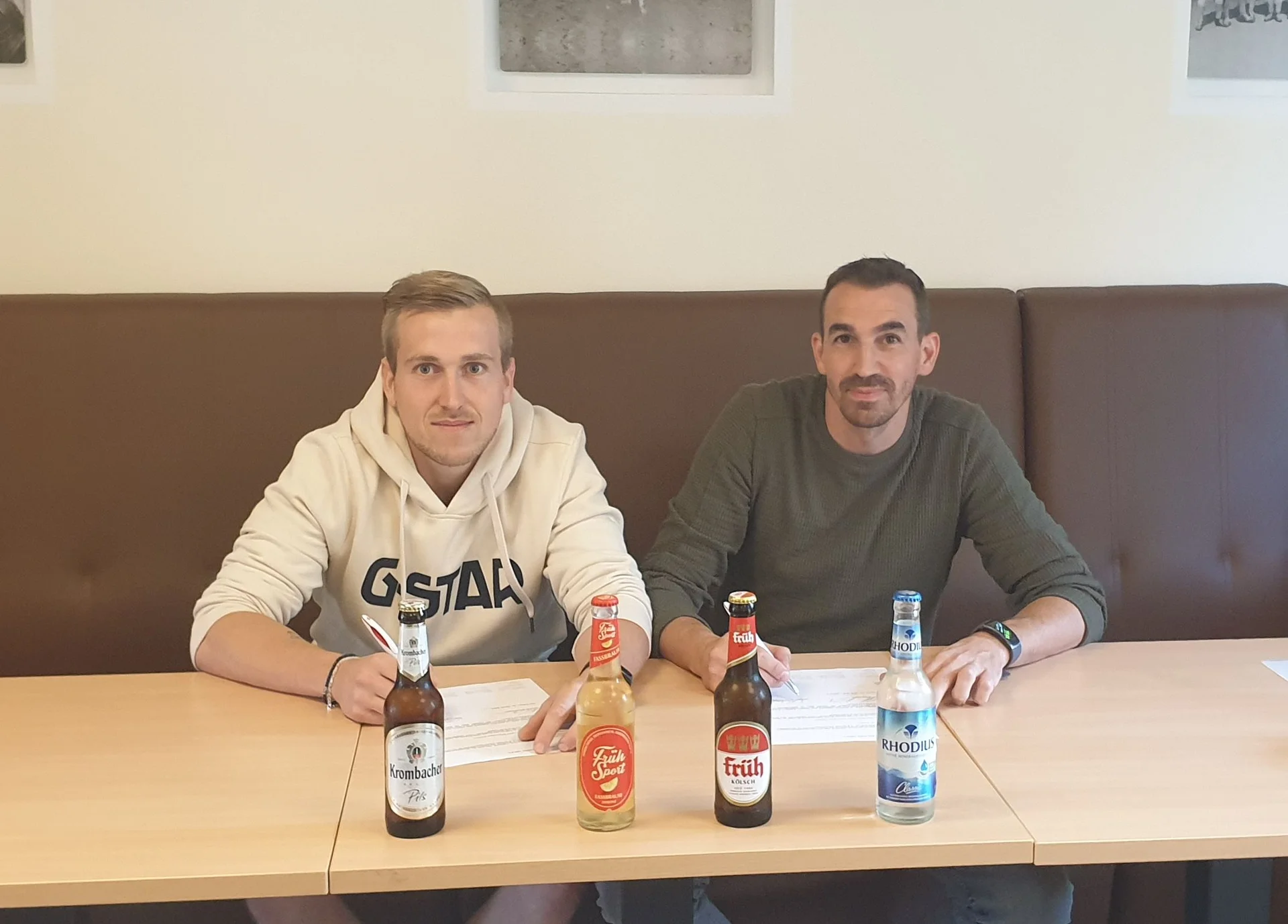 Pierre Achenbach (rechts) und Nils Marschall (links) sind die neuen Trainer der Damen des BSV Viktoria Bielstein