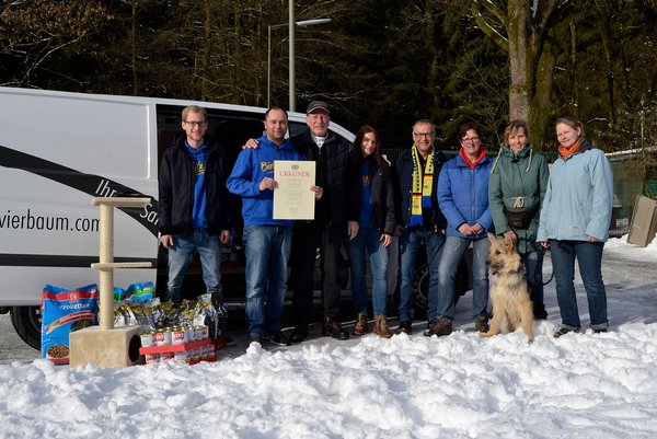 Organisation: Verein spendet erneut Futter für das Tierheim Koppelweide