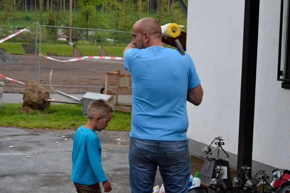 Vater-Sohn-Tag: Arthur und Joschi Große Vater-Sohn-Tag: Arthur und Joschi Große