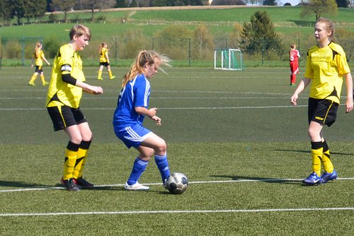 Ackerte, rackerte, kämpfte: Christin Siegmund rieb sich 29 Minuten lang aufopferungsvoll auf Ackerte, rackerte, kämpfte: Christin Siegmund rieb sich 29 Minuten lang aufopferungsvoll auf