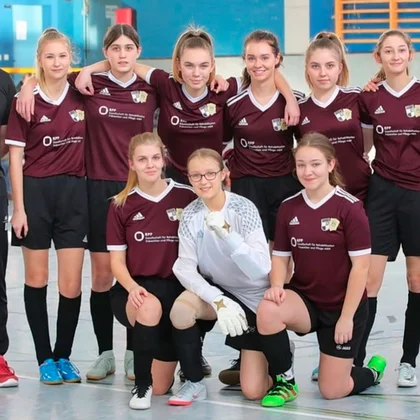 Unsere U17 Juniorinnen bei der Hallenkreismeisterschaft in Eckenhagen