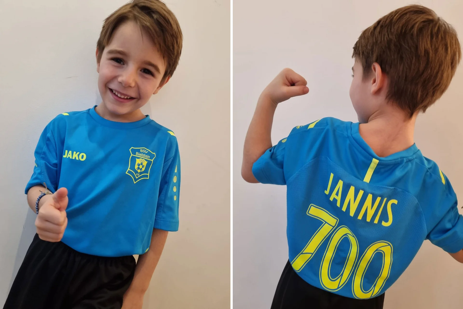Jannis hat sich über seine Überraschung sehr gefreut