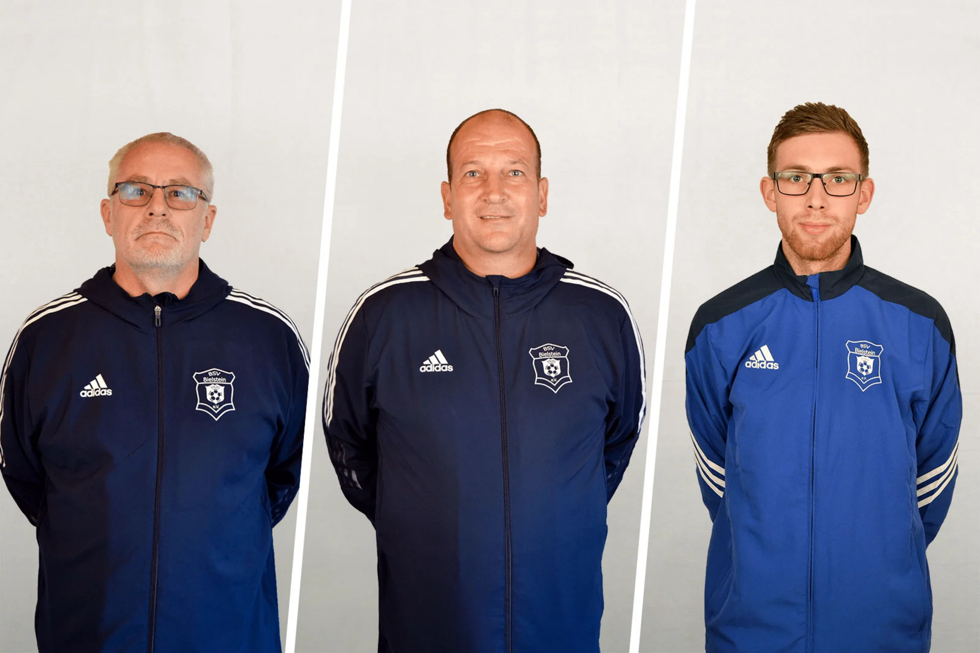 Trainerwechsel bei Zweiter Herren: Jan-Lukas Jonen (rechts) folgt auf Stephan Urban (links) und Oliver Holzhausen (mitte)