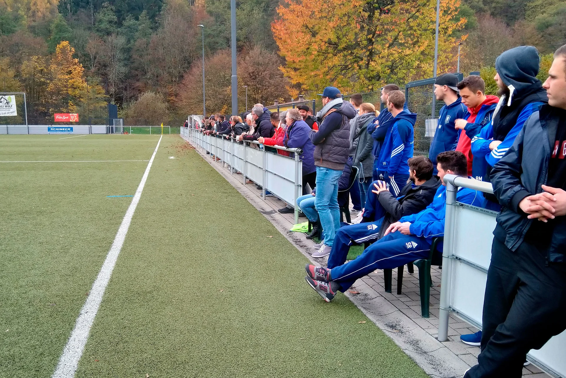 Zahlreiche Zuschauer ließen sich das Derby zwischen Bielstein und Drabenderhöhe nicht entgehen
