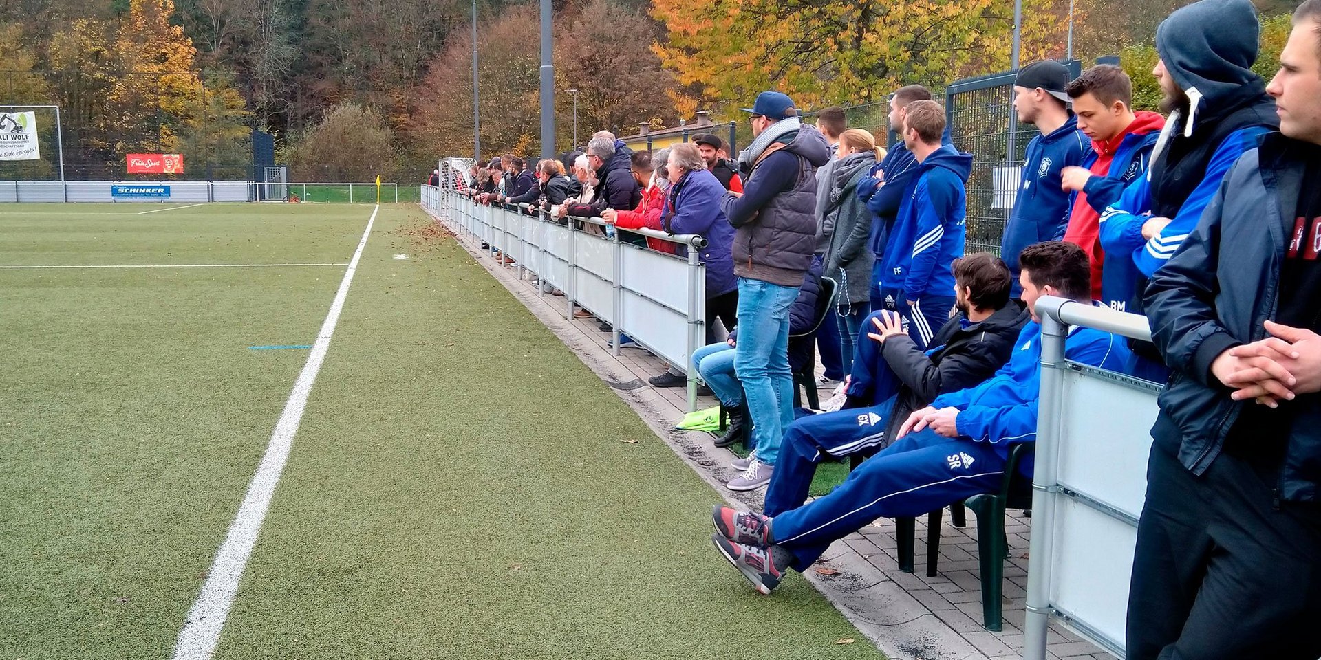 Zahlreiche Zuschauer ließen sich das Derby zwischen Bielstein und Drabenderhöhe nicht entgehen