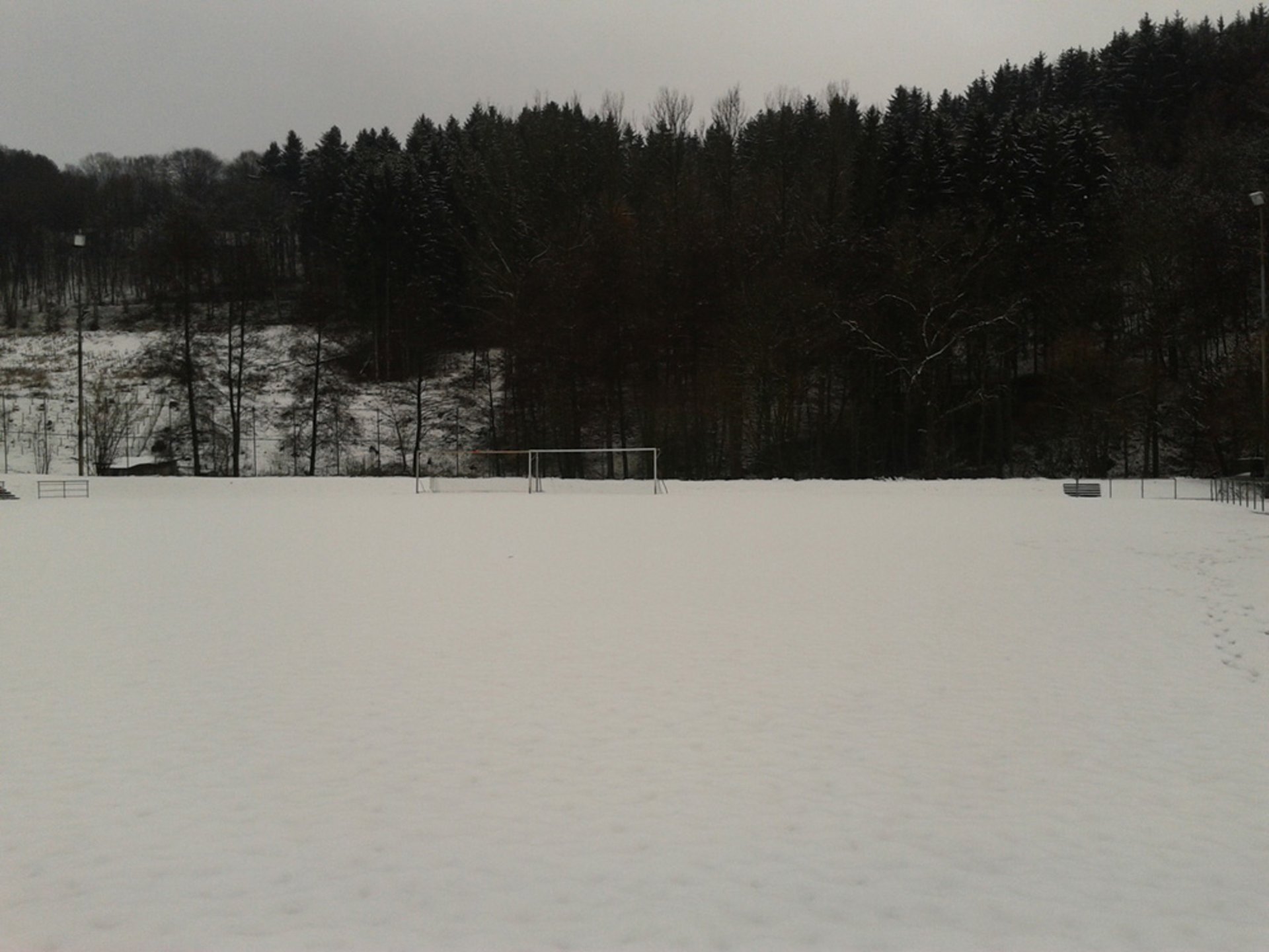 Aufgrund der aktuellen Wetterlage ist der Platz durch die Stadt Wiehl gesperrt worden