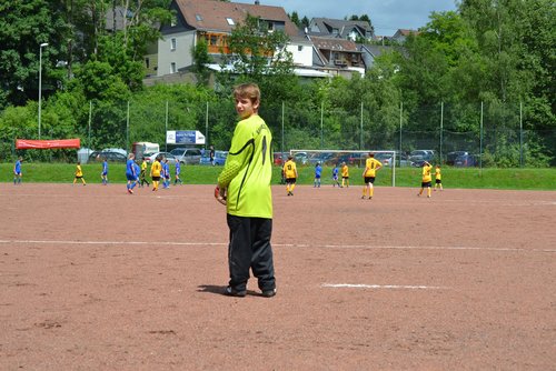 Noch zu klein für die Torwartklamotten: Sven Sadowski Noch zu klein für die Torwartklamotten: Sven Sadowski