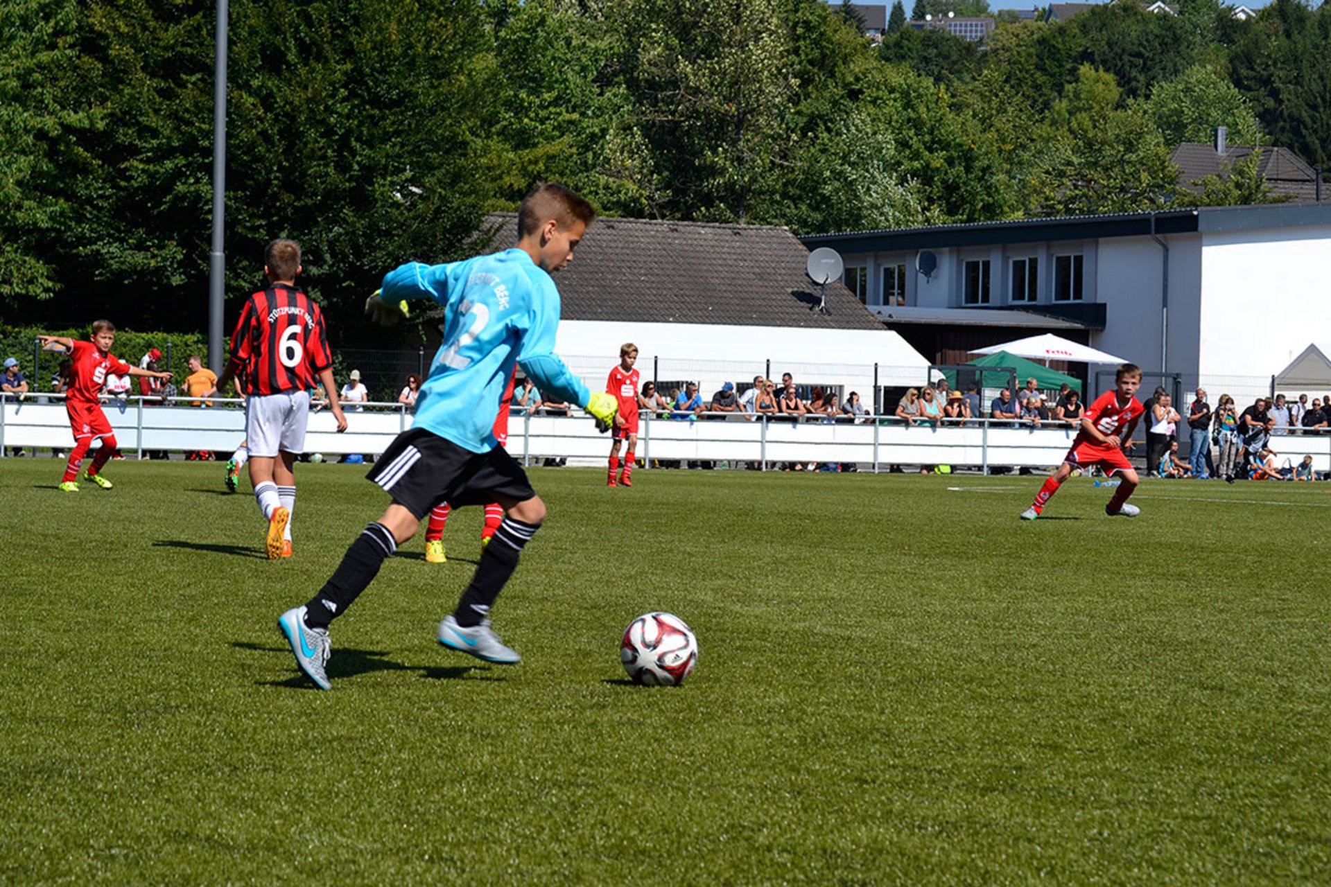 Der Stützpunkt des Fußballkreises Berg feierte eine gelunge Einweihungsfeier in Bielstein