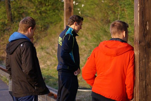 Klare Ansprache: das Trainerteam um Trainer Hansi Wölfel richtet klare Worte an ihre Mannschaft ... Klare Ansprache: das Trainerteam um Trainer Hansi Wölfel richtet klare Worte an ihre Mannschaft ...