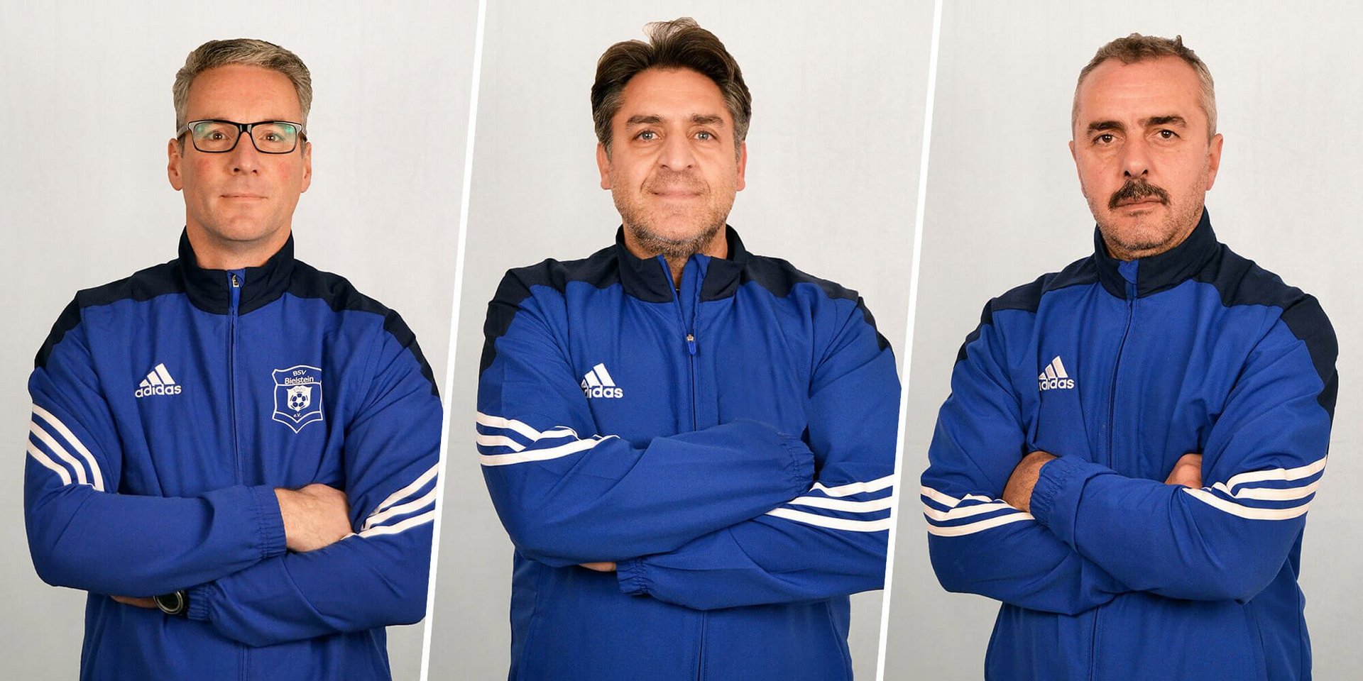 Holger Schulte, Ufuk Zevkibol und Niyazi Albayrak (v.l.) übernehmen die U19 Junioren, U17 Junioren bzw. U15 Junioren