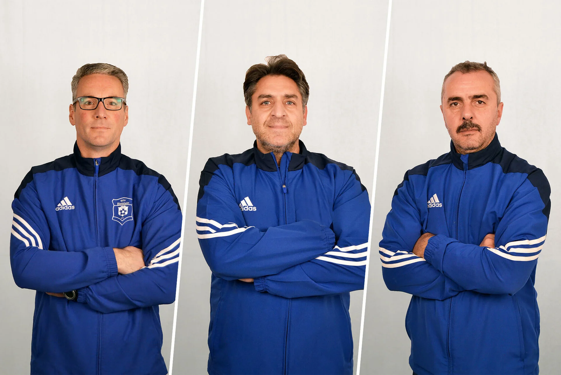 Holger Schulte, Ufuk Zevkibol und Niyazi Albayrak (v.l.) übernehmen die U19 Junioren, U17 Junioren bzw. U15 Junioren