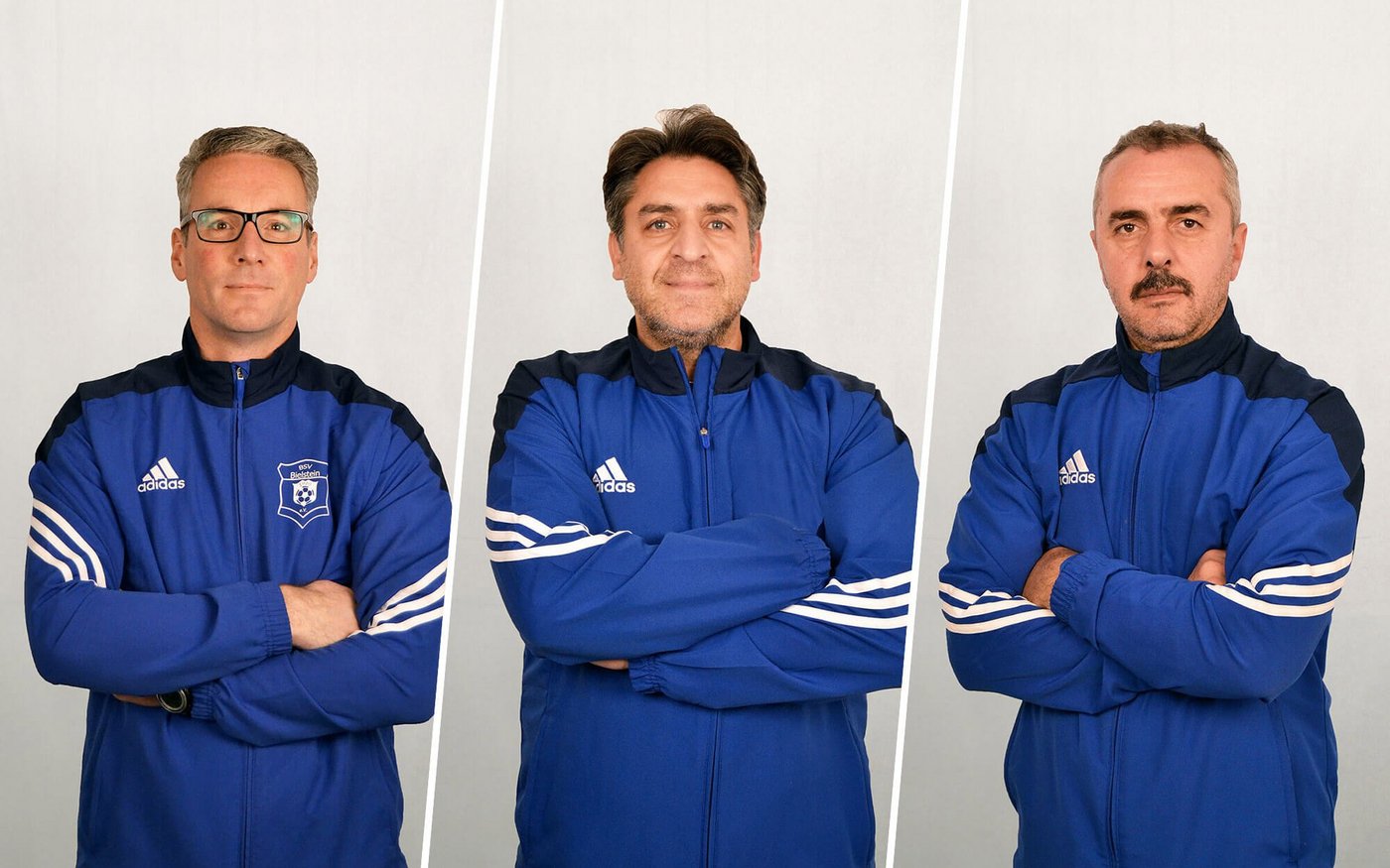 Holger Schulte, Ufuk Zevkibol und Niyazi Albayrak (v.l.) übernehmen die U19 Junioren, U17 Junioren bzw. U15 Junioren