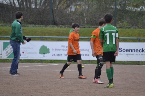 Leond und Sven bewachen den stärksten Spieler Immekeppels