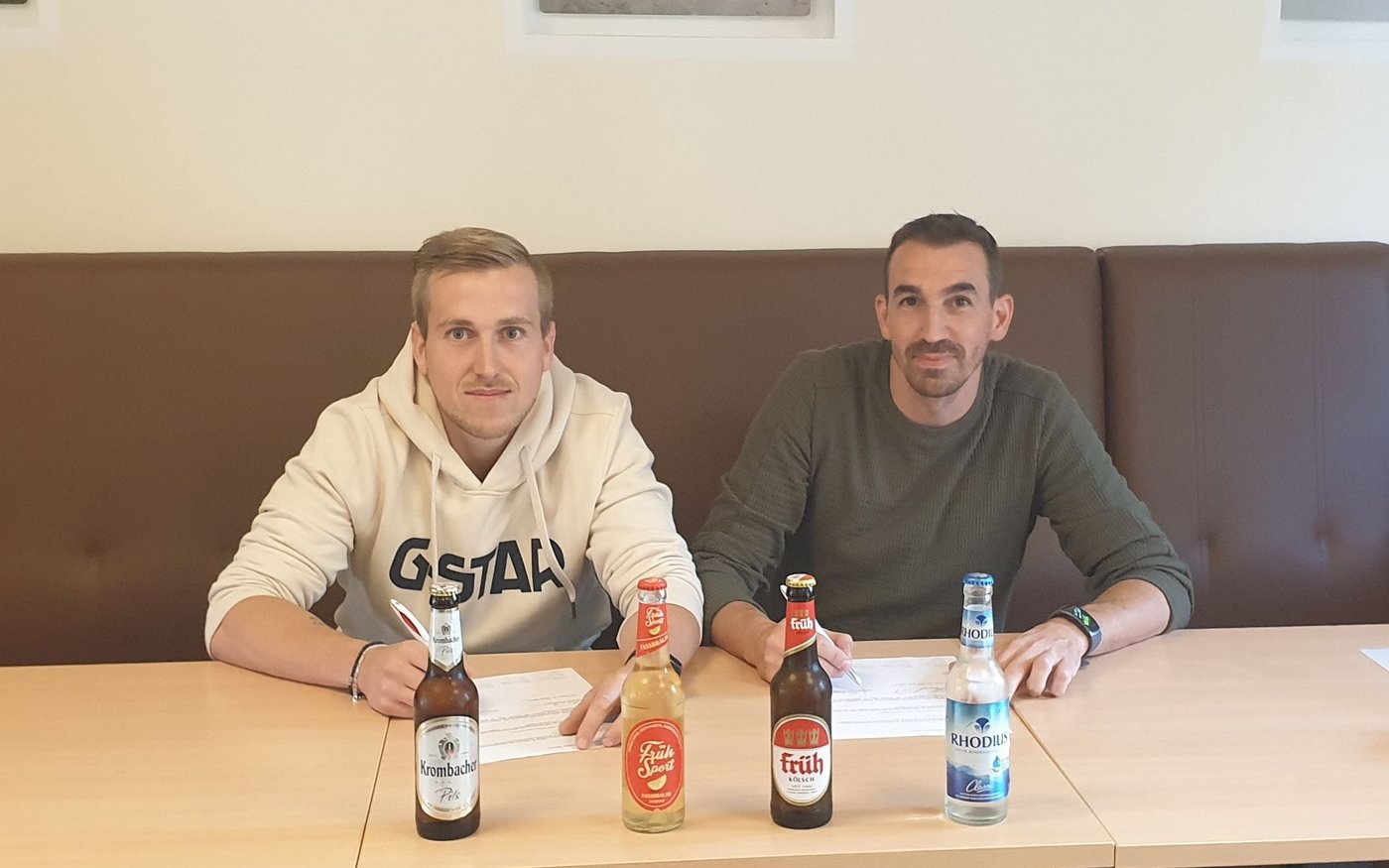 Pierre Achenbach (rechts) und Nils Marschall (links) sind die neuen Trainer der Damen des BSV Viktoria Bielstein